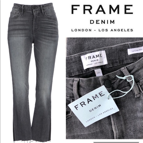 Frame Denim Denim - 🆕FRAME Le crop mini boot Shadow Gusset jeans